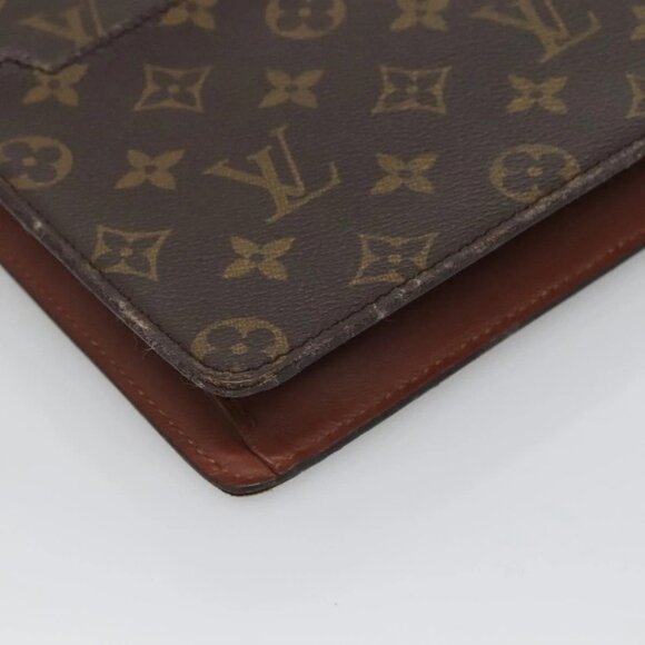 LOUIS VUITTON Monogram Pochette Homme Clutch Bag M51795 LV Auth 124453 - Picture 3 of 16
